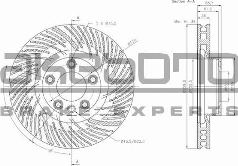 Akebono BN-0472 - Kočioni disk www.molydon.hr