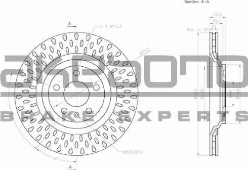 Akebono BN-0544 - Kočioni disk www.molydon.hr