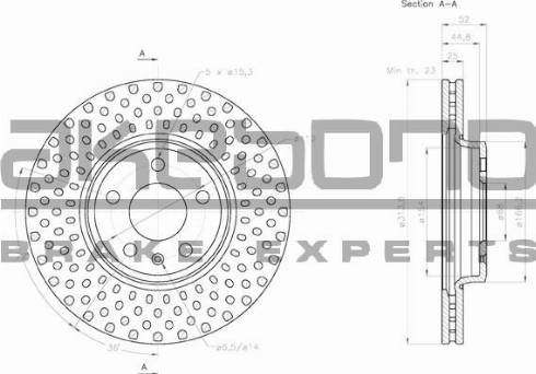 Akebono BN-0051 - Kočioni disk www.molydon.hr