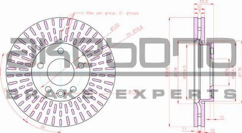 Akebono BN-0060 - Kočioni disk www.molydon.hr