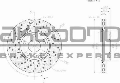 Akebono BN-0139 - Kočioni disk www.molydon.hr