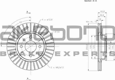 Akebono BN-0347 - Kočioni disk www.molydon.hr