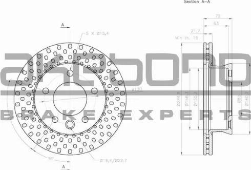 Akebono BN-0364 - Kočioni disk www.molydon.hr