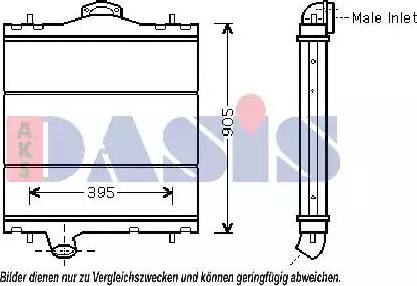 AKS Dasis 460015N - Hladnjak, hladjenje motora www.molydon.hr