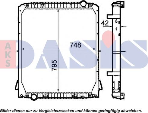 AKS Dasis 400043N - Hladnjak, hladjenje motora www.molydon.hr