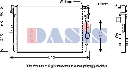 AKS Dasis 400009N - Hladnjak, hladjenje motora www.molydon.hr