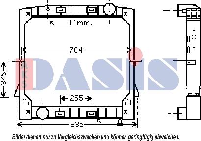 AKS Dasis 400011N - Hladnjak, hladjenje motora www.molydon.hr