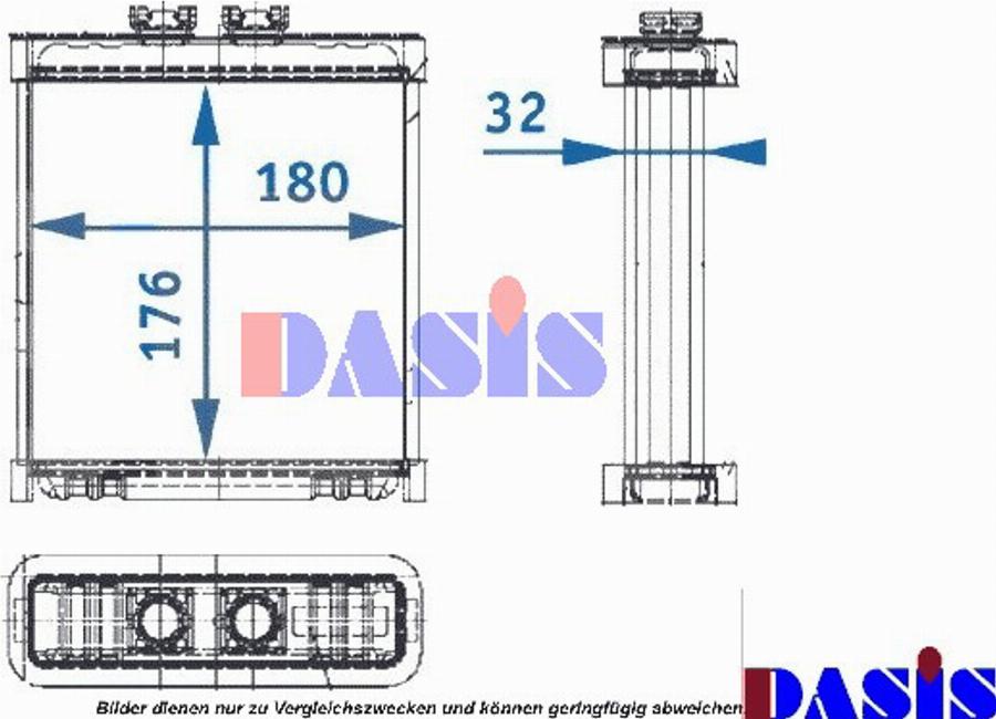 AKS Dasis 489140N - Izmjenjivač topline, grijanje unutrasnjeg prostora www.molydon.hr