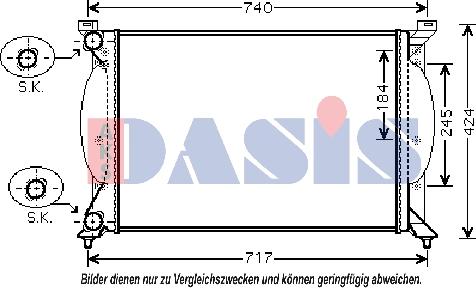 AKS Dasis 480064N - Hladnjak, hladjenje motora www.molydon.hr