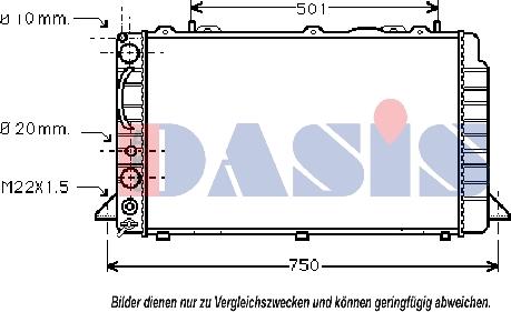 AKS Dasis 481380N - Hladnjak, hladjenje motora www.molydon.hr