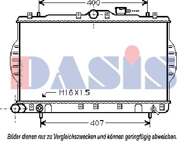 AKS Dasis 560016N - Hladnjak, hladjenje motora www.molydon.hr