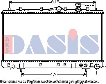 AKS Dasis 560013N - Hladnjak, hladjenje motora www.molydon.hr