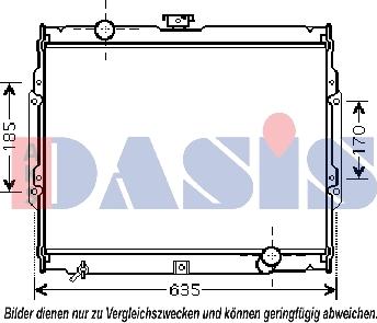 AKS Dasis 560021N - Hladnjak, hladjenje motora www.molydon.hr