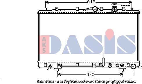 AKS Dasis 560150N - Hladnjak, hladjenje motora www.molydon.hr