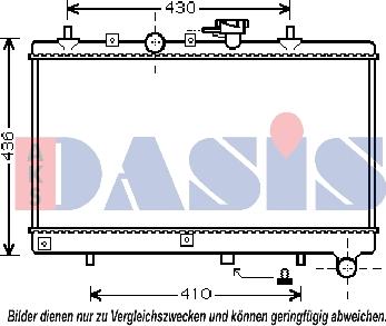 AKS Dasis 510056N - Hladnjak, hladjenje motora www.molydon.hr