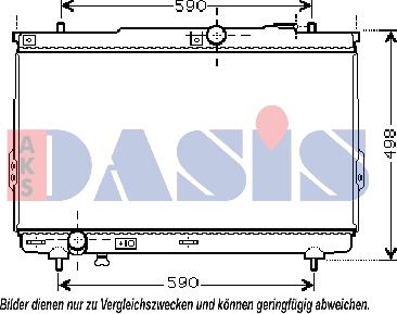 AKS Dasis 510035N - Hladnjak, hladjenje motora www.molydon.hr