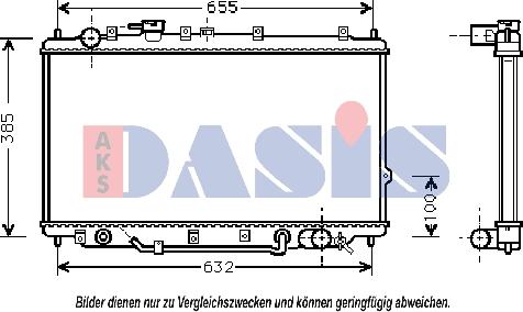 AKS Dasis 510070N - Hladnjak, hladjenje motora www.molydon.hr