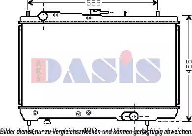 AKS Dasis 510112N - Hladnjak, hladjenje motora www.molydon.hr