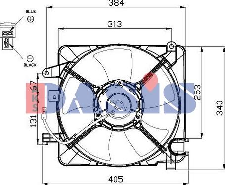 AKS Dasis 518115N - Ventilator, hladjenje motora www.molydon.hr