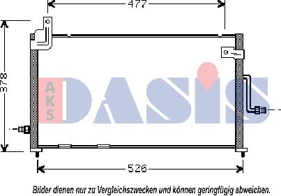 AKS Dasis 512014N - Kondenzator, klima-Uređaj www.molydon.hr