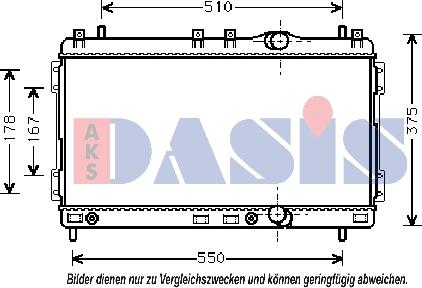 AKS Dasis 520021N - Hladnjak, hladjenje motora www.molydon.hr