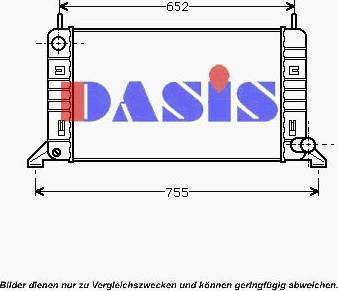 AKS Dasis 090550N - Hladnjak, hladjenje motora www.molydon.hr