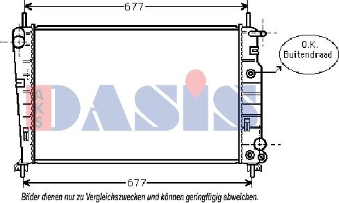 AKS Dasis 090086N - Hladnjak, hladjenje motora www.molydon.hr