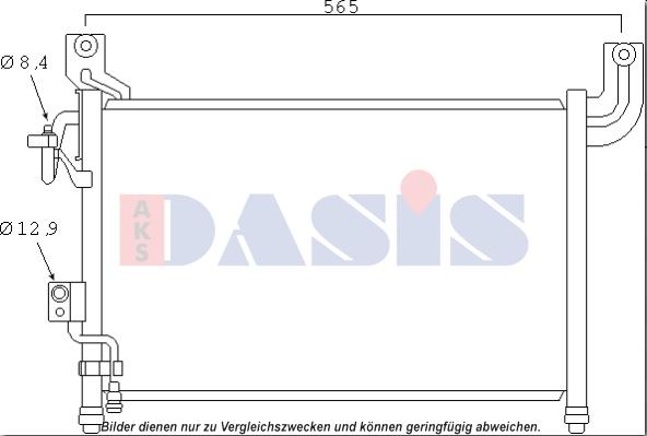 AKS Dasis 092062N - Kondenzator, klima-Uređaj www.molydon.hr