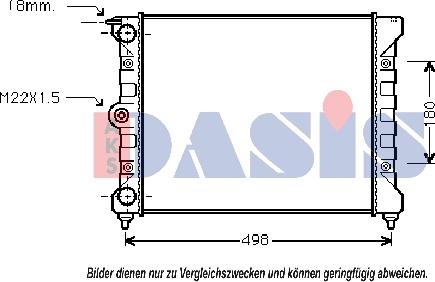 AKS Dasis 040440N - Hladnjak, hladjenje motora www.molydon.hr