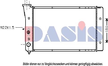 AKS Dasis 041820N - Hladnjak, hladjenje motora www.molydon.hr