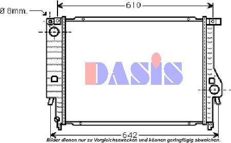 AKS Dasis 050490N - Hladnjak, hladjenje motora www.molydon.hr