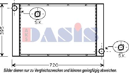 AKS Dasis 050054N - Hladnjak, hladjenje motora www.molydon.hr