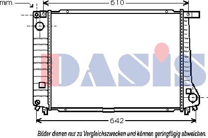 AKS Dasis 050210N - Hladnjak, hladjenje motora www.molydon.hr