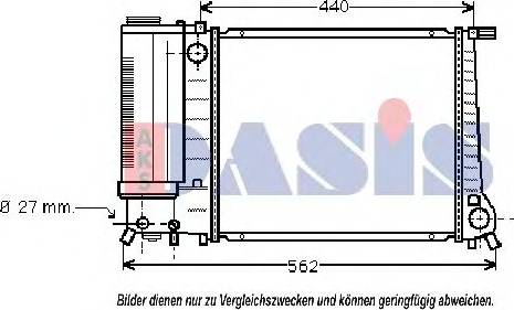 AKS Dasis 050780T - Hladnjak, hladjenje motora www.molydon.hr