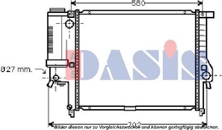 AKS Dasis 051060N - Hladnjak, hladjenje motora www.molydon.hr