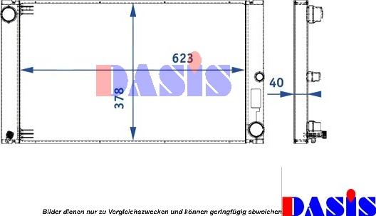 AKS Dasis 051004N - Hladnjak, hladjenje motora www.molydon.hr