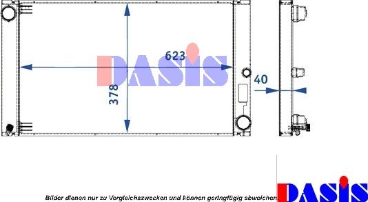 AKS Dasis 051002N - Hladnjak, hladjenje motora www.molydon.hr