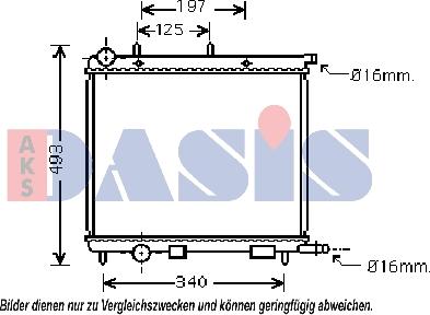 AKS Dasis 060056N - Hladnjak, hladjenje motora www.molydon.hr