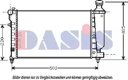 AKS Dasis 060036N - Hladnjak, hladjenje motora www.molydon.hr