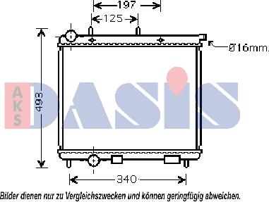 AKS Dasis 060033N - Hladnjak, hladjenje motora www.molydon.hr