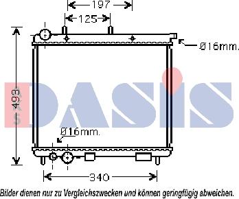 AKS Dasis 060028N - Hladnjak, hladjenje motora www.molydon.hr