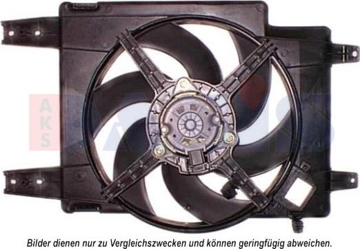 AKS Dasis 018009N - Ventilator, hladjenje motora www.molydon.hr