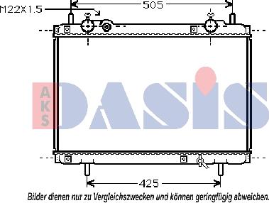 AKS Dasis 080970N - Hladnjak, hladjenje motora www.molydon.hr