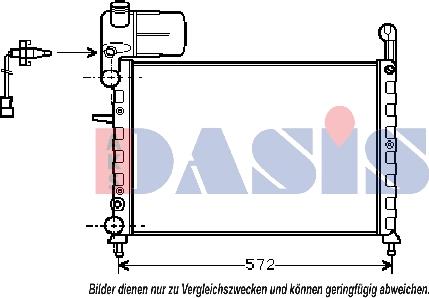 AKS Dasis 080630N - Hladnjak, hladjenje motora www.molydon.hr