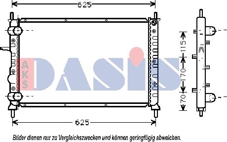 AKS Dasis 080047N - Hladnjak, hladjenje motora www.molydon.hr