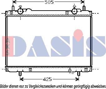 AKS Dasis 081360N - Hladnjak, hladjenje motora www.molydon.hr