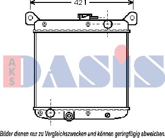 AKS Dasis 081300N - Hladnjak, hladjenje motora www.molydon.hr