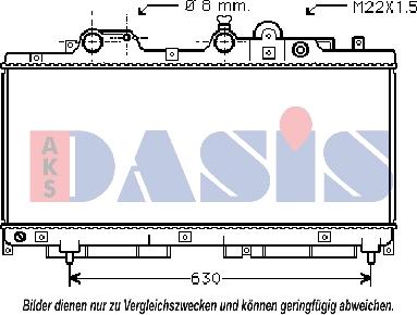 AKS Dasis 081220N - Hladnjak, hladjenje motora www.molydon.hr