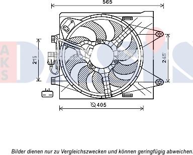 AKS Dasis 088147N - Ventilator, hladjenje motora www.molydon.hr