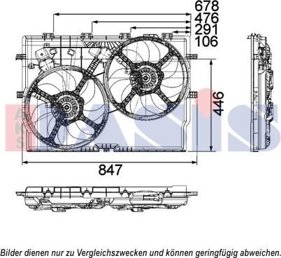 AKS Dasis 088117N - Ventilator, hladjenje motora www.molydon.hr